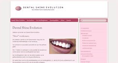 Desktop Screenshot of dentalshineevolution.nl