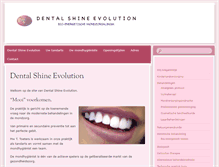 Tablet Screenshot of dentalshineevolution.nl